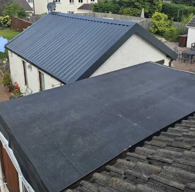 EPDM Rubber Garage Roofs Glasgow